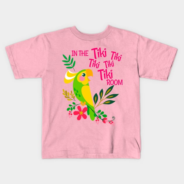 Enchanted tiki room Kids T-Shirt by Polynesian Vibes